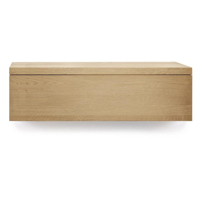 LoooX Wooden Block opbergmeubel 100x40cm massief eiken - old grey