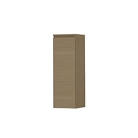 Ink half hoge kast 106x35cm - houten keerlijst - 1 deur - links/rechts - front vlak - olijf eiken