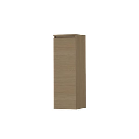 Ink half hoge kast 106x35cm - houten keerlijst - 1 deur - links/rechts - front vlak - olijf eiken