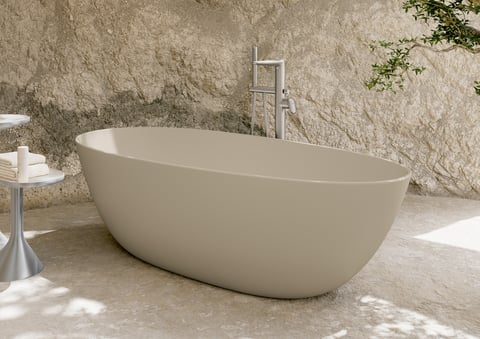 Villeroy & Boch Antao vrijstaand bad 170x75cm quaryl - almond