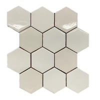 Grandeur Hexagonel wandtegel 28x30cm - white