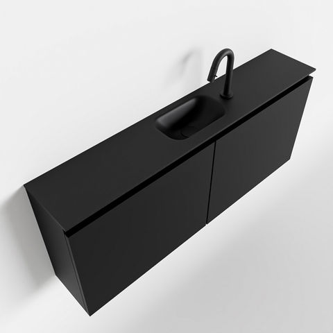 Mondiaz Ture fonteinmeubel 120cm Urban - Eden wastafel Urban midden - met 1 kraangat