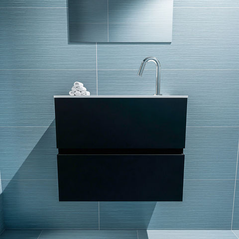 Mondiaz Ada fonteinmeubel 60cm Urban - Lex wastafel Talc midden - met 1 kraangat