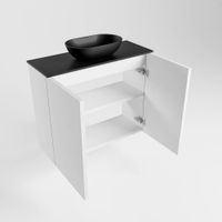 Mondiaz Fowy fonteinmeubel 60cm Talc - Waskom midden Urban/Urban - zonder kraangat