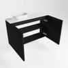 Mondiaz Fowy fonteinmeubel 80cm Urban - Waskom links Talc/Talc - met 1 kraangat