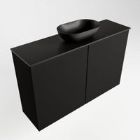 Mondiaz Fowy fonteinmeubel 80cm Urban - Waskom midden Urban/Urban - zonder kraangat