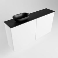 Mondiaz Fowy fonteinmeubel 100cm Talc - Waskom links Urban/Urban - met 1 kraangat