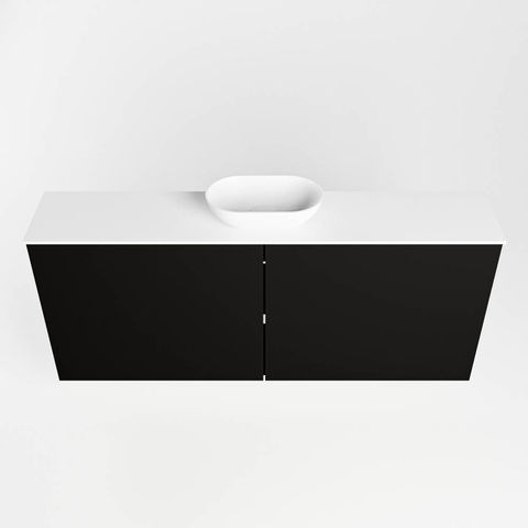 Mondiaz Fowy fonteinmeubel 120cm Urban - Waskom midden Talc/Talc - met 1 kraangat
