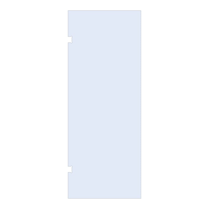 Brauer profielloze inloopwand w1-90