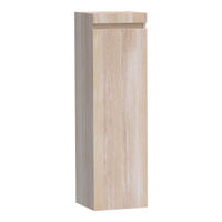 Brauer Joy halfhoge kast 120x35x35cm massief eiken - eiken wit - linksdraaiend