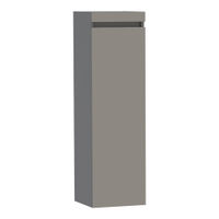 Brauer Joy halfhoge kast 120x35x35 - Mat taupe - Linksdraaiend