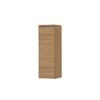 Ink half hoge kast 106x35cm - houten keerlijst - 1 deur - links/rechts - front vlak - blank eiken