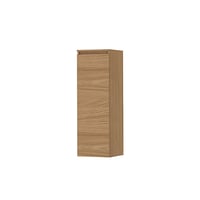 Ink half hoge kast 106x35cm - houten keerlijst - 1 deur - links/rechts - front vlak - blank eiken