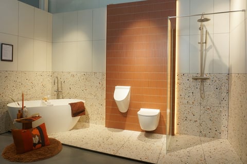 Iris Venice Villa terrazzo tegel 120x120cm - ivory