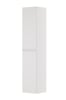 Ink hoge kast 170x35cm - greeploos - 2 deuren - links/rechts - front vlak - hoogglans wit