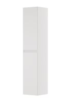 Ink hoge kast 170x35cm - greeploos - 2 deuren - links/rechts - front vlak - hoogglans wit