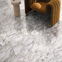 Flaviker Supreme Memories 3D tegel 120x120cm - bianco vagli mat