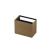 Ink onderkast 80x45cm - push to open - 2 lades - horizontaal gefreesd - fineer natur