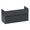 Brauer Delight onderkast - greeploos - 2 lades - 1 uitsparing - 119x45,5cm - Damascus