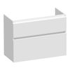 Brauer Delight onderkast ondiep - greeploos - 2 lades - 1 uitsparing - 80x39cm - Mat wit