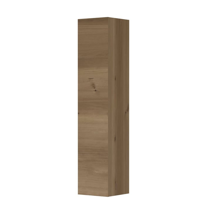 Ink Hoge kast tbv grepen 169x36cm - 1 deurs - links/rechts - front vlak - fineer ash grey
