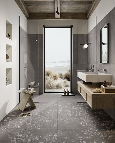 Pastorelli Yourself bubble decortegel 60x120cm - dark grey