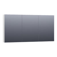 Brauer Impress spiegelkast 140x70cm - Hoogglans wit