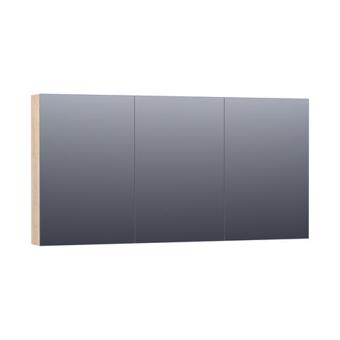 Brauer Impress Deluxe spiegelkast 140x70cm indirecte LED verlichting binnen/onder - Sunlit