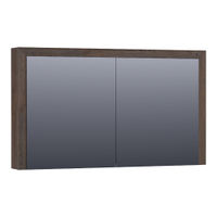 Brauer Rise spiegelkast 120x70cm massief eiken - eiken zwart