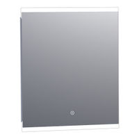 Brauer Jasper spiegel 60x70cm - LED velichting boven & onder