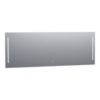 Brauer Pyrite spiegel 200x70cm - LED verlichting links/rechts