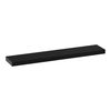 Brauer Creek wastafelblad 240x50x10cm MDF - Mat Zwart