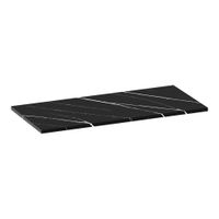 Brauer Mirage topblad 100x46cm - Nero Marquina