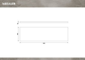 Brauer Ocean Medium topblad 160 mat grijs
