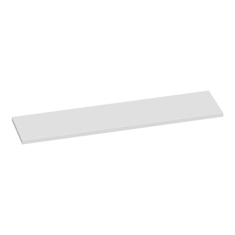 Brauer Ocean Medium topblad 200x46cm MDF - Hoogglans Wit (36 mm)