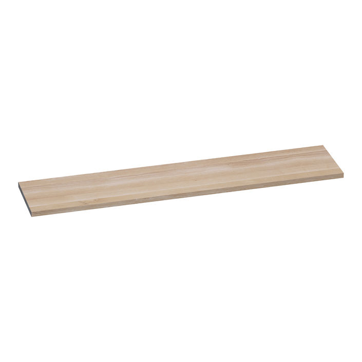 Brauer Ocean Medium topblad 220x46cm massief eiken - eiken wit (38 mm)