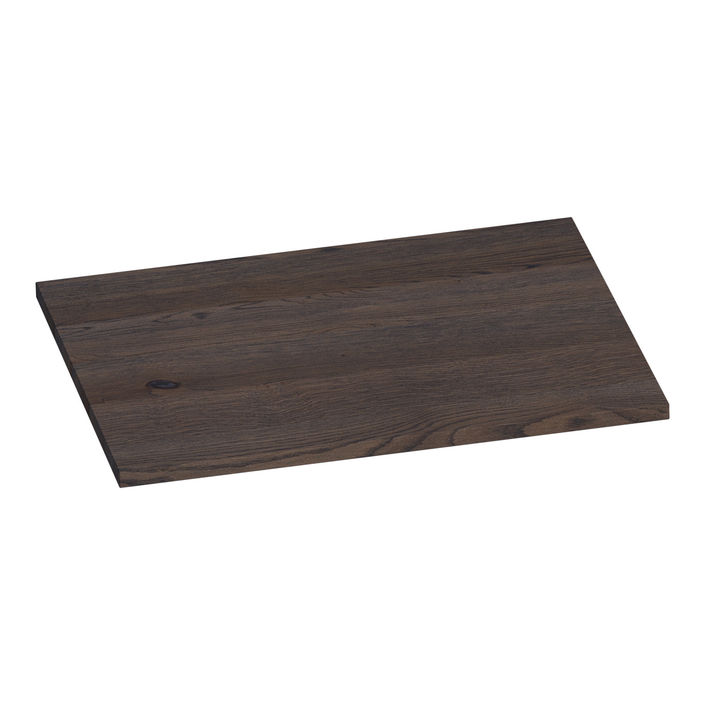 Brauer Ocean Slim topblad 60x46cm massief eiken - eiken zwart (19 mm)
