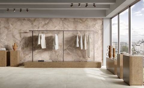 Fondovalle Onyx wandtegel 60x120cm - peach