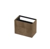 Ink onderkast 80x45cm - push to open - 2 lades - verticaal gefreesd - fineer ash grey