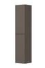 Ink hoge kast 170x35cm - greeploos - 2 deuren - links/rechts - front vlak - mat taupe