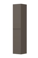 Ink hoge kast 170x35cm - greeploos - 2 deuren - links/rechts - front vlak - mat taupe