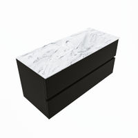 Mondiaz Vica Dlux badmeubel 110cm Urban - Cloud wastafel Glace rechts - zonder kraangat