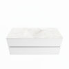 Mondiaz Vica Dlux badmeubel 120cm Talc - Cloud wastafel Ostra midden - met 1 kraangat