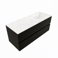 Mondiaz Vica Dlux badmeubel 120cm Urban - Cloud wastafel Ostra rechts - met 1 kraangat