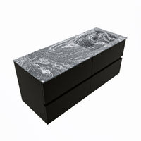 Mondiaz Vica Dlux badmeubel 120cm Urban - Cloud wastafel Lava rechts - zonder kraangat