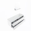 Mondiaz Vica Dlux badmeubel 130cm Talc - Cloud wastafel Opalo rechts - met 1 kraangat