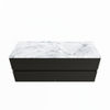 Mondiaz Vica Dlux badmeubel 130cm Urban - Cloud wastafel Glace rechts - met 1 kraangat