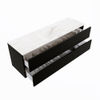 Mondiaz Vica Dlux badmeubel 150cm Urban - Cloud wastafel Ostra midden - met 1 kraangat