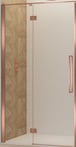 Van Rijn Products ST07SC deur voor douchecabine 90cm Geborsteld koper