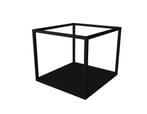 Ink Ferro Regaal staal tbv onderkast H35 mat zwart 400x450x350mm (bxdxh)
